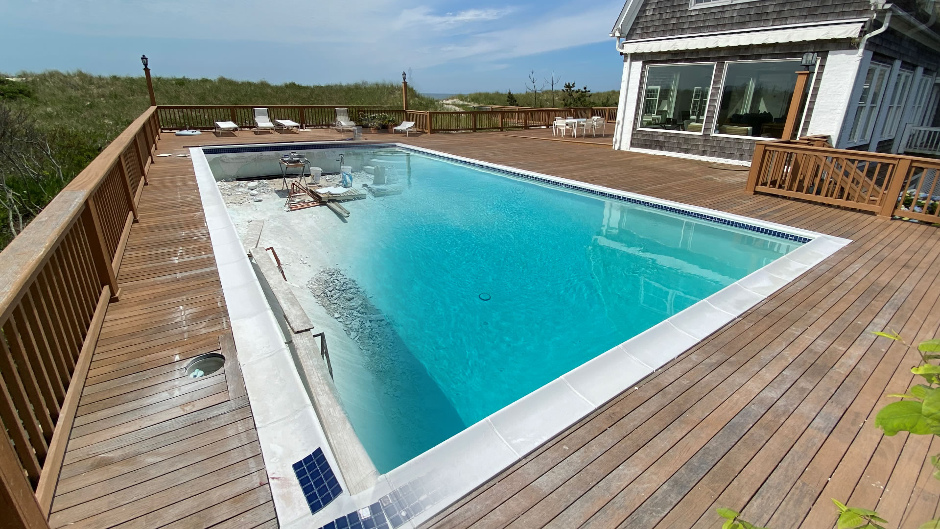 Completed Projects by Shinnecock Pools Southampton Pool Service.